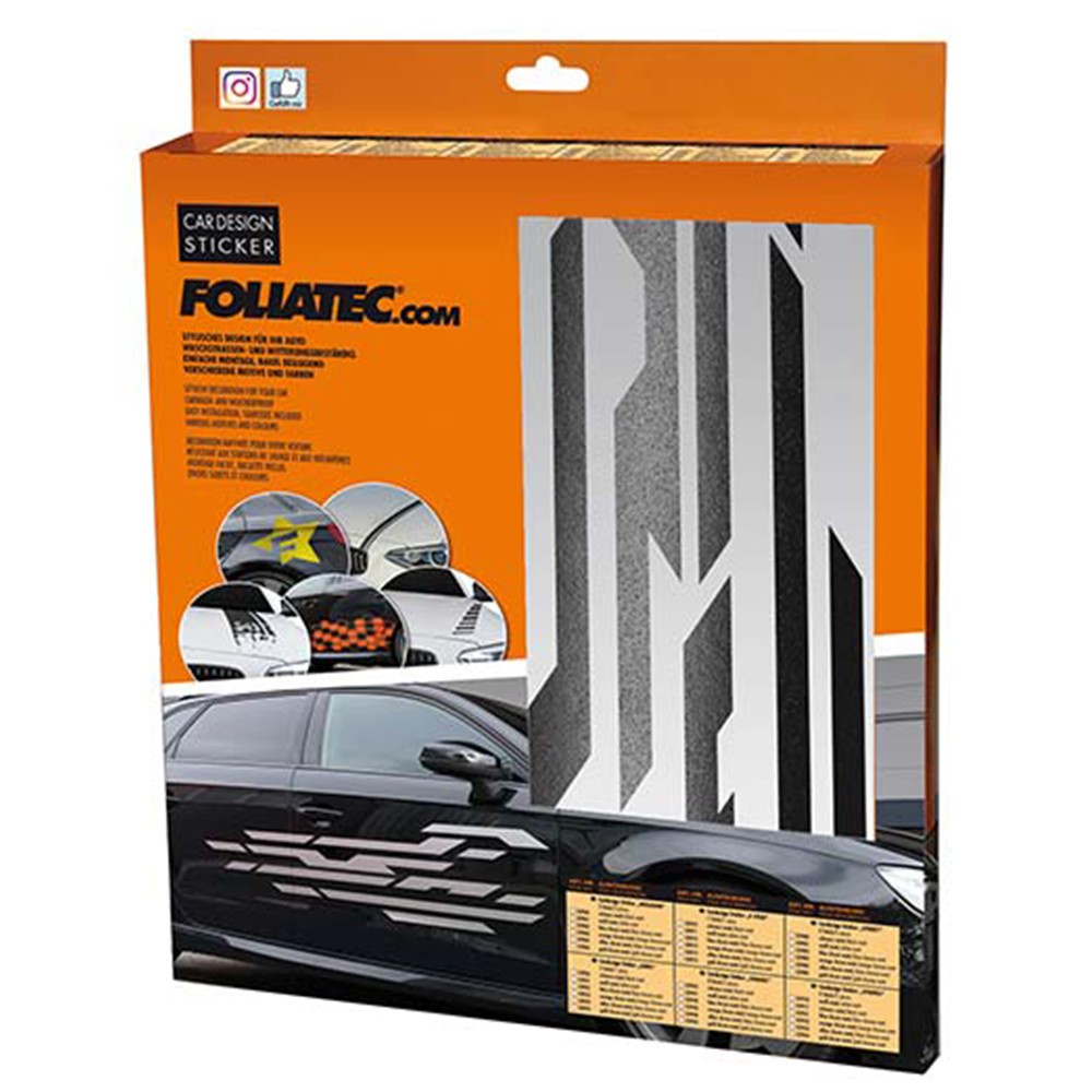 Foliatec Vinilo Decorativo Para Coche Diseéo Street Negro - Foliatec original VRM Motorsports