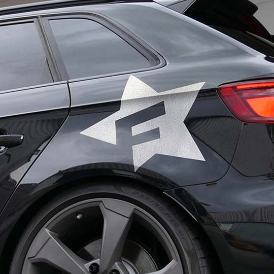 Foliatec Vinilo Decorativo Para Coche Diseéo F-Star Plata - Imagen 3 Foliatec VRM Motorsports