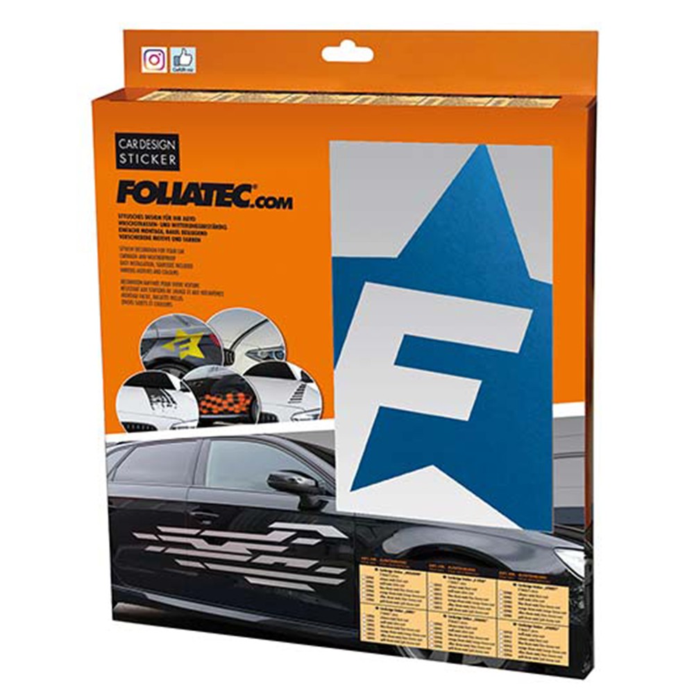 Foliatec Vinilo Decorativo Para Coche Diseéo F-Star Azul - Foliatec original VRM Motorsports