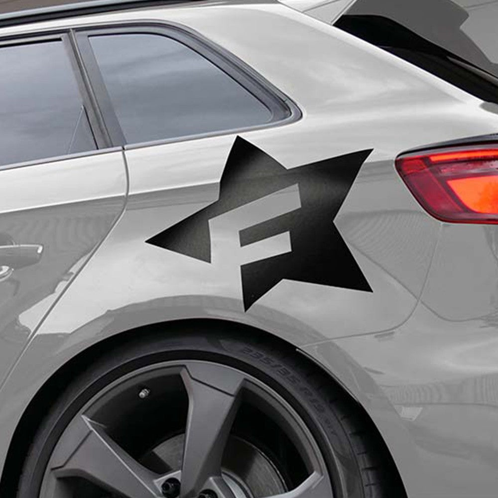 Foliatec Vinilo Decorativo Para Coche Diseéo F-Star Negro - Imagen 3 Foliatec VRM Motorsports