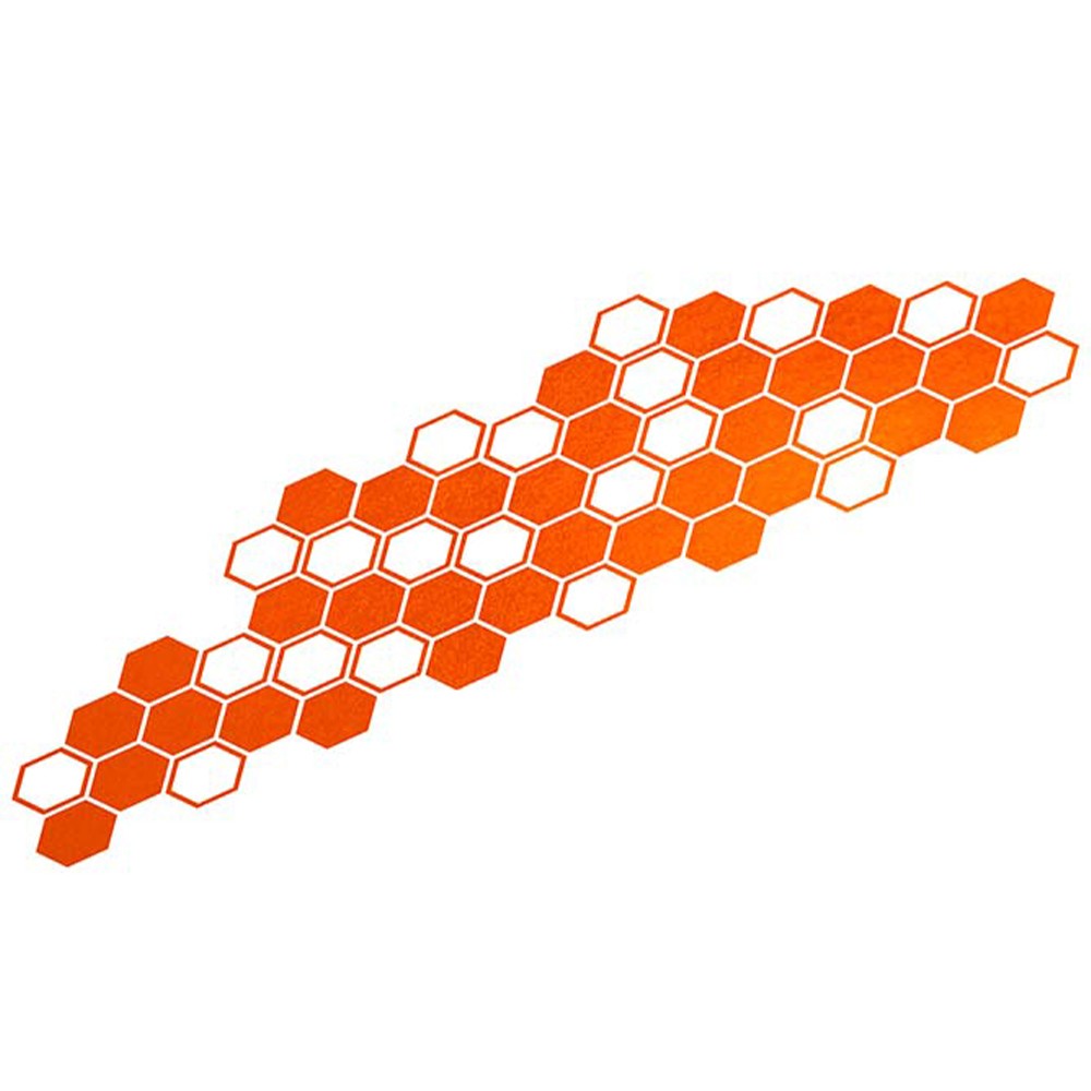Foliatec Vinilo Decorativo Para Coche Diseéo Hexagon Naranja - Imagen 2 Foliatec VRM Motorsports