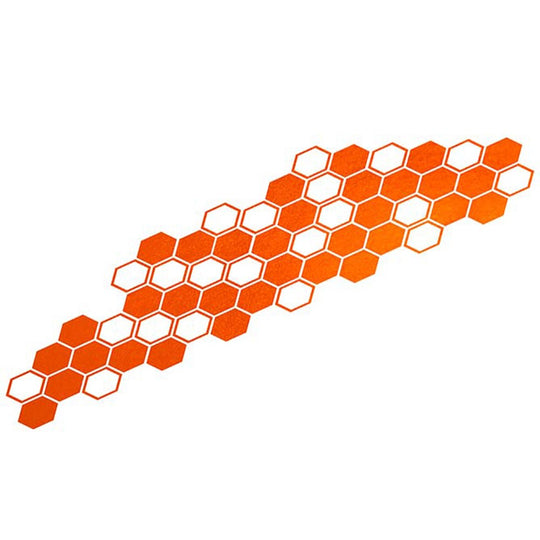 Foliatec Vinilo Decorativo Para Coche Diseéo Hexagon Naranja - Imagen 2 Foliatec VRM Motorsports