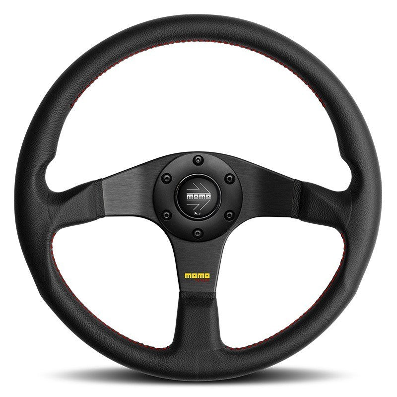 VOLANTE MOMO TUNER 350 MM PIEL NEGRA MOMO | VRM Motorsports