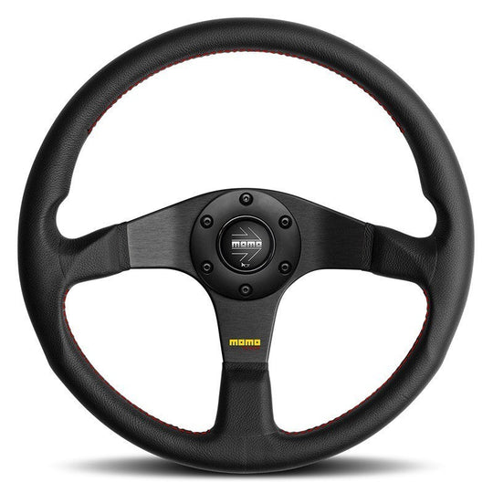 VOLANTE MOMO TUNER 350 MM PIEL NEGRA MOMO | VRM Motorsports