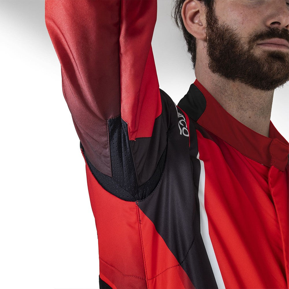 Traje De Karting Sparco K46 Prime K Niño Talla 130 Negro/Rojo - Sparco original VRM Motorsports imagen 3