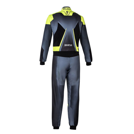Traje De Karting Sparco K46 Prime K Talla 44 Negro/Amarillo Fluor - Sparco original VRM Motorsports imagen 2