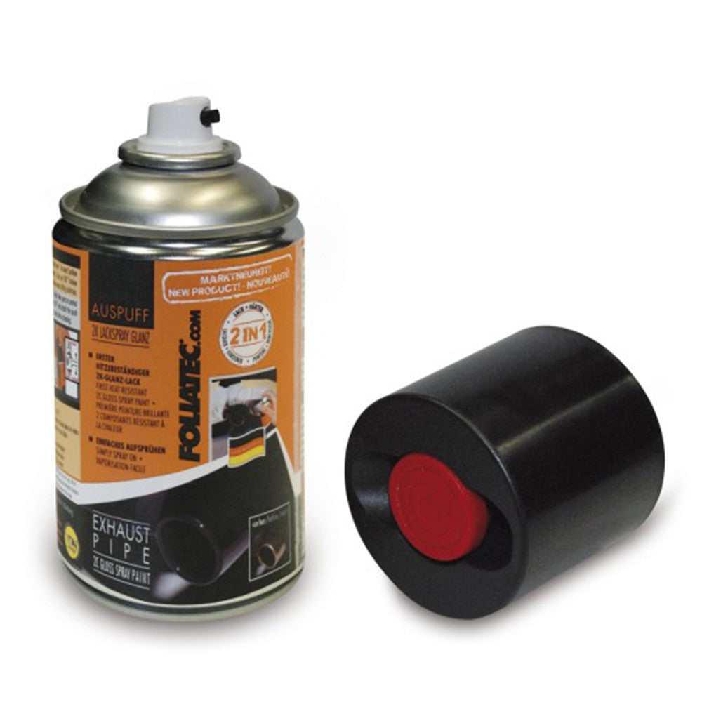 Foliatec Spray Pintura 2C Para Escape Negra Brillante 250 ml - Imagen 2 Foliatec VRM Motorsports