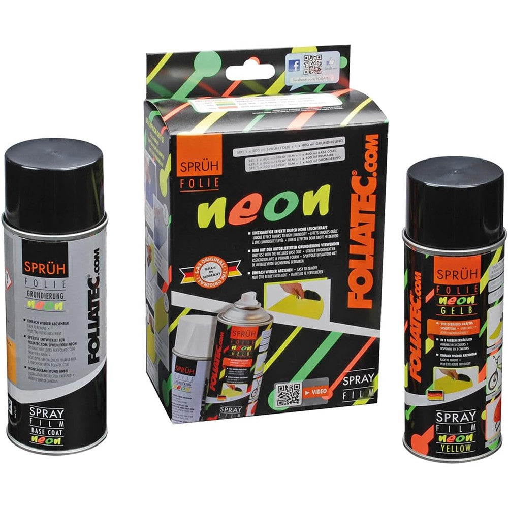Foliatec Goma Líquida Neón 2 Pc. Set Rojo 1 x 400 ml + Base Coat 1 x 400 ml - Imagen 2 Foliatec VRM Motorsports