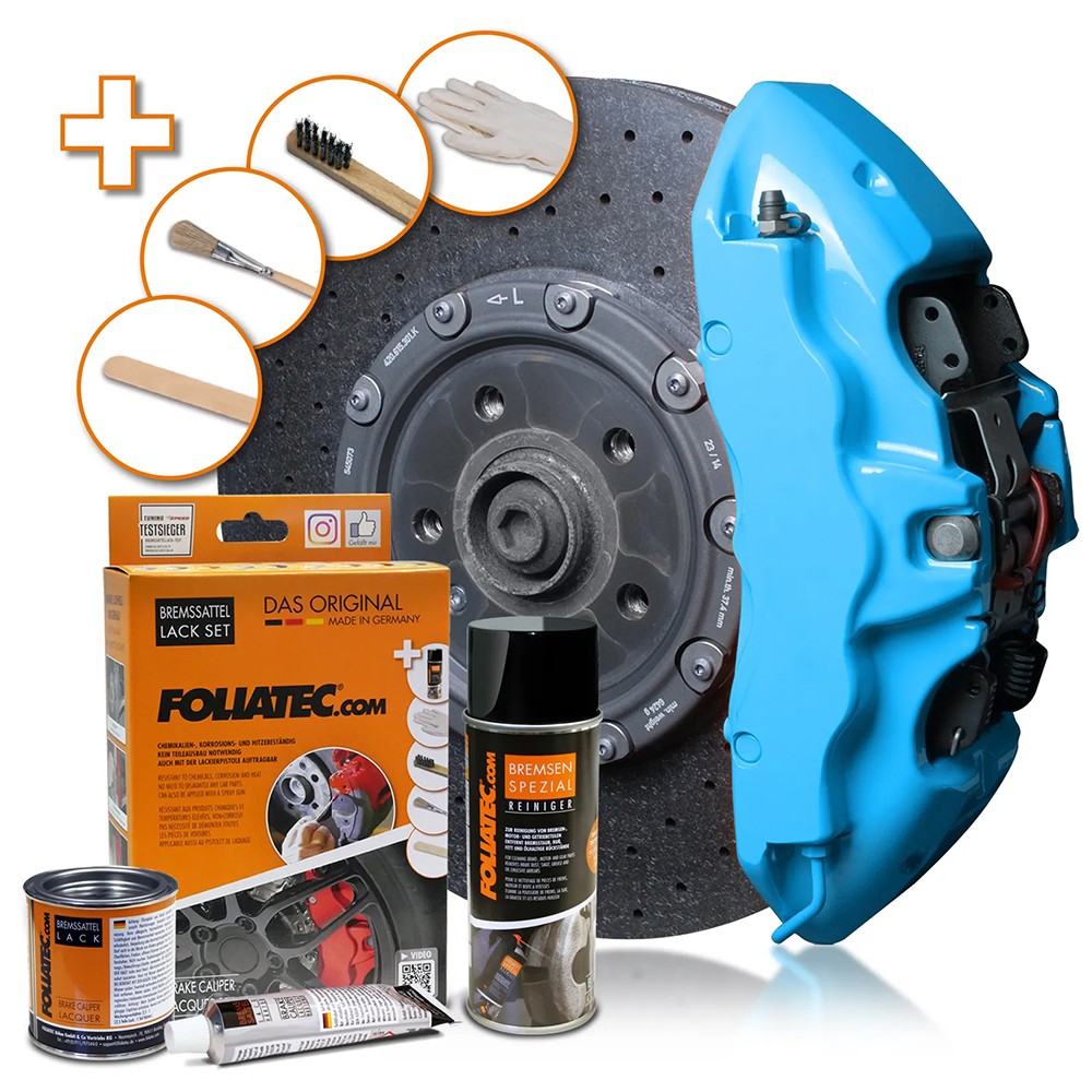 Foliatec Kit Pintura Para Pinzas De Freno Azul Cielo 3 Componentes - Foliatec original VRM Motorsports