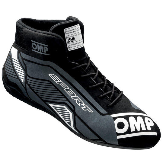 ZAPATILLAS OMP SPORT FIA 8856-2018 NEGRO/BLANCO TALLA 40 - OMP original VRM Motorsports imagen 1