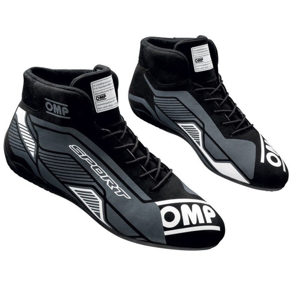 ZAPATILLAS OMP SPORT FIA 8856-2018 NEGRO/BLANCO TALLA 37 - OMP original VRM Motorsports imagen 2
