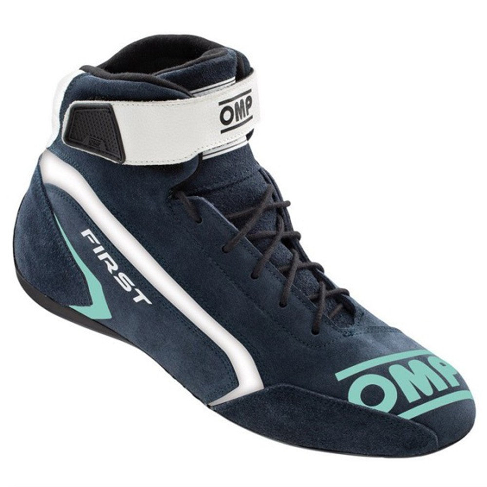 ZAPATILLAS OMP FIRST FIA 8856-2018 AZUL MARINO / TIFFANY TALLA 44 - OMP original VRM Motorsports imagen 2