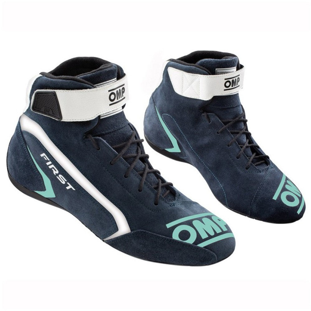 ZAPATILLAS OMP FIRST FIA 8856-2018 AZUL MARINO / TIFFANY TALLA 44 - OMP original VRM Motorsports imagen 1