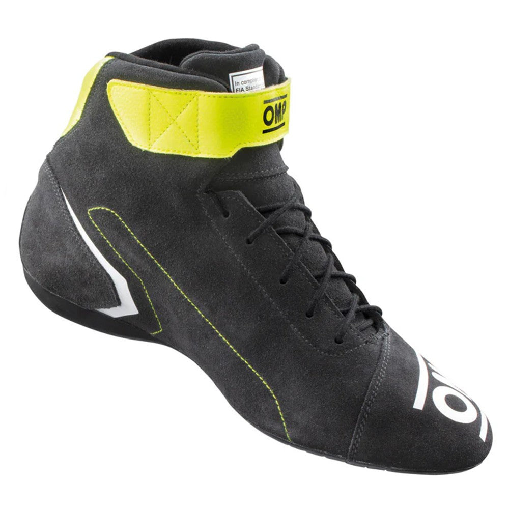 ZAPATILLAS OMP FIRST FIA 8856-2018 GRIS / AMARILLO FLUO TALLA 37 - OMP original VRM Motorsports imagen 3