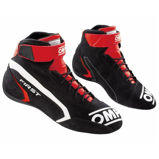 ZAPATILLAS OMP FIRST FIA 8856-2018 NEGRO/ROJO TALLA 45 - OMP original VRM Motorsports imagen 1