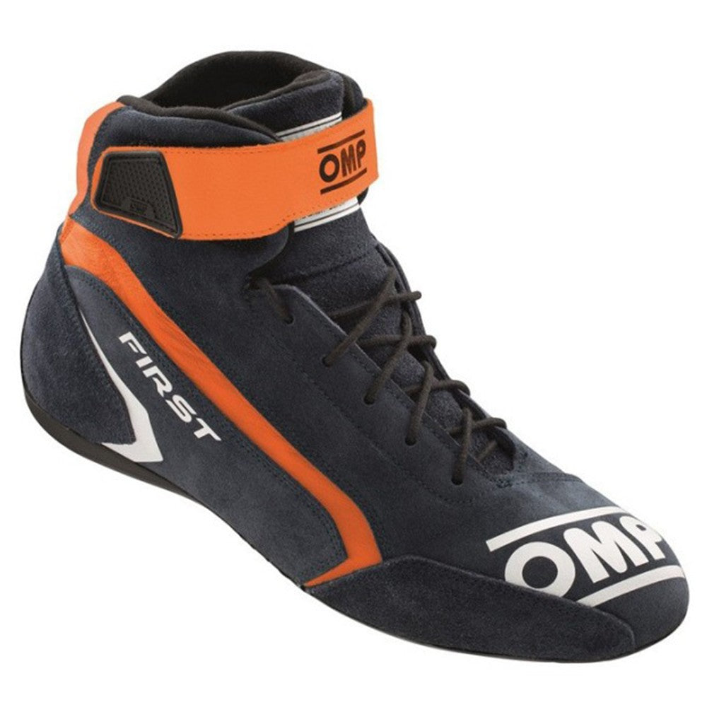 ZAPATILLAS OMP FIRST FIA 8856-2018 AZUL MARINO / NARANJA TALLA 44 - OMP original VRM Motorsports imagen 2