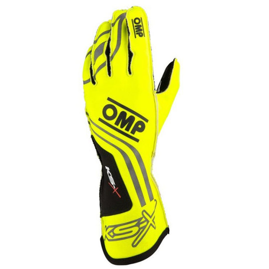 GUANTES OMP KART KS-X FIA 8877-2022 AMARILLO FLUO TALLA 005 (NIÑOS) - OMP original VRM Motorsports imagen 2