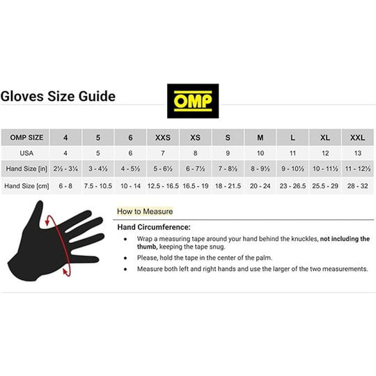 GUANTES OMP KART KS-X FIA 8877-2022 NEGRO TALLA 005 (NIÑOS) - OMP original VRM Motorsports imagen 4