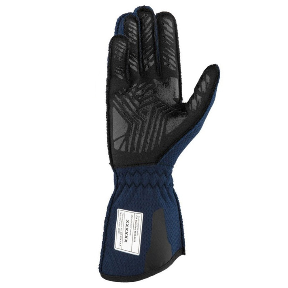 GUANTES OMP ONE EVO FX FIA 8856-2018 AZUL MARINO/CIAN TALLA XS - OMP original VRM Motorsports imagen 4