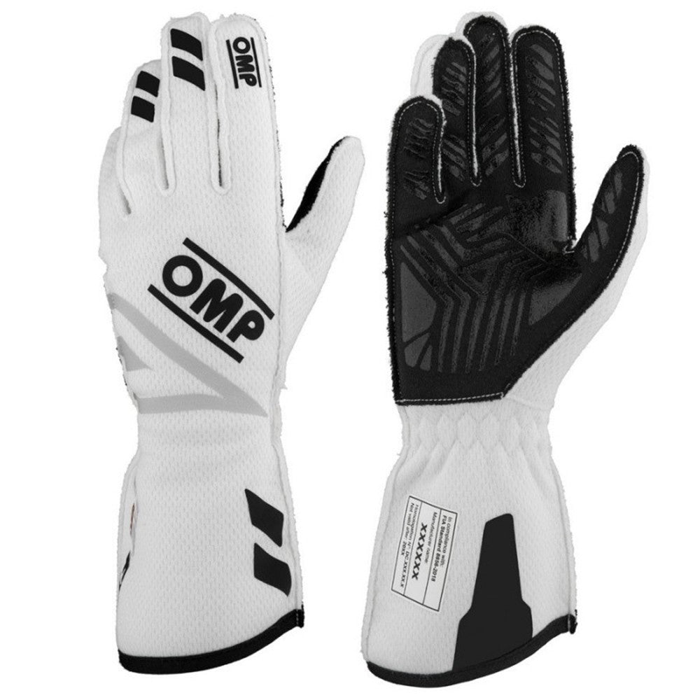 GUANTES OMP ONE EVO FX FIA 8856-2018 BLANCO TALLA XS - OMP original VRM Motorsports imagen 2