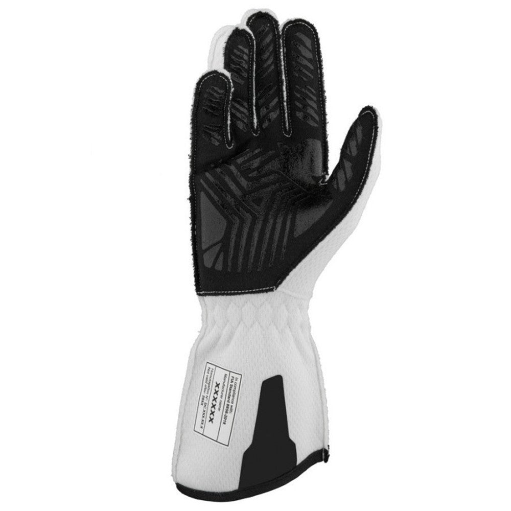 GUANTES OMP ONE EVO FX FIA 8856-2018 BLANCO TALLA XS - OMP original VRM Motorsports imagen 3