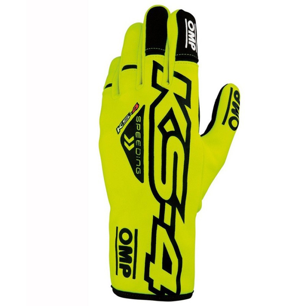 GUANTES OMP KART KS-4 AMARILLO/NEGRO TALLA 6 (NIÑOS) - OMP original VRM Motorsports imagen 1