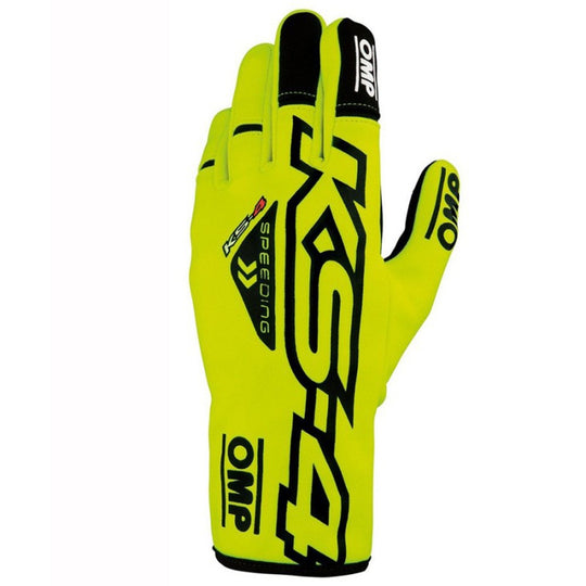 GUANTES OMP KART KS-4 AMARILLO/NEGRO TALLA 6 (NIÑOS) - OMP original VRM Motorsports imagen 1
