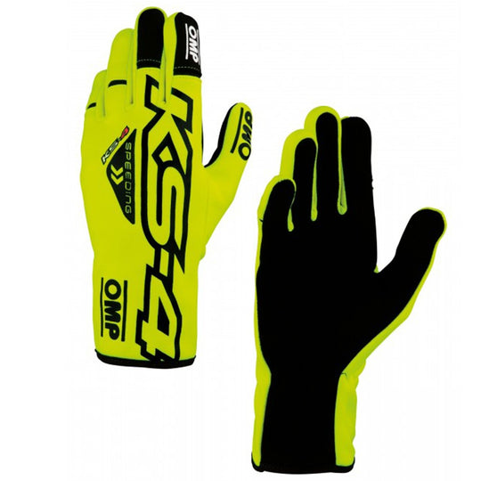 GUANTES OMP KART KS-4 AMARILLO/NEGRO TALLA 6 (NIÑOS) - OMP original VRM Motorsports imagen 3