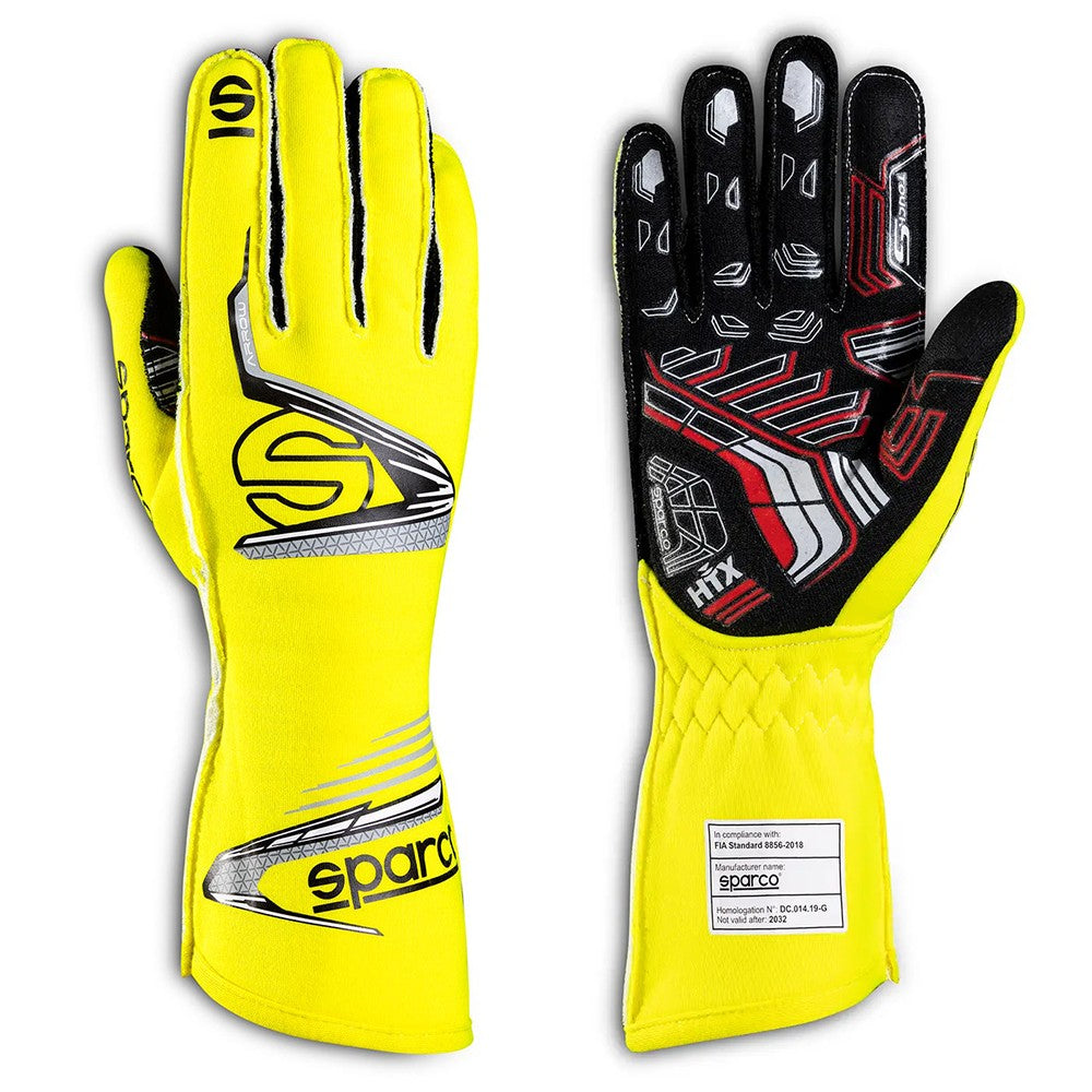 Sparco Guantes Arrow Evo Rg-7 Talla 08 Amarillo/Negro - Sparco original VRM Motorsports imagen 3