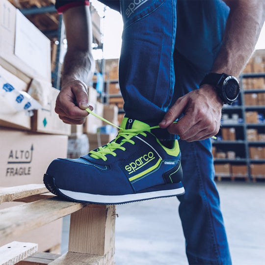 Zapatillas Sparco Gymkhana Dani Talla 45 Azul Marino/Amarillo S1P Src - Sparco original VRM Motorsports imagen 6