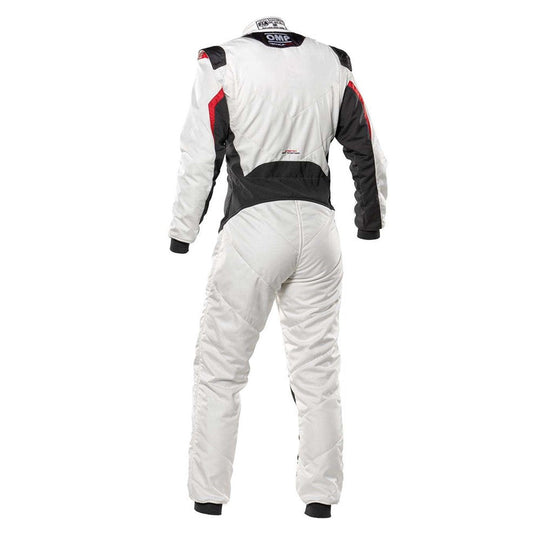 TRAJE DE CARRERAS TECNICA EVO FIA 8856-2018 BLANCO / ANTRACITA TALLA 54 OMP RACING | VRM Motorsports