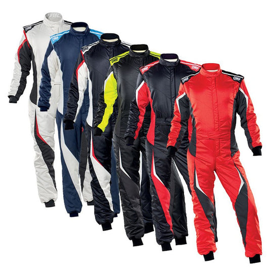 TRAJE DE CARRERAS TECNICA EVO FIA 8856-2018 NEGRO/BLANCO TALLA 62 OMP RACING | VRM Motorsports