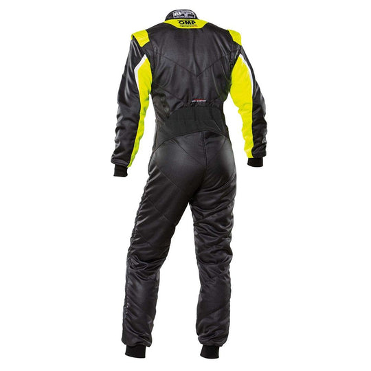 OMP TRAJE DE CARRERAS TECNICA EVO FIA 8856-2018 NEGRO / AMARILLO FLUO TALLA 44 - OMP original VRM Motorsports imagen 2