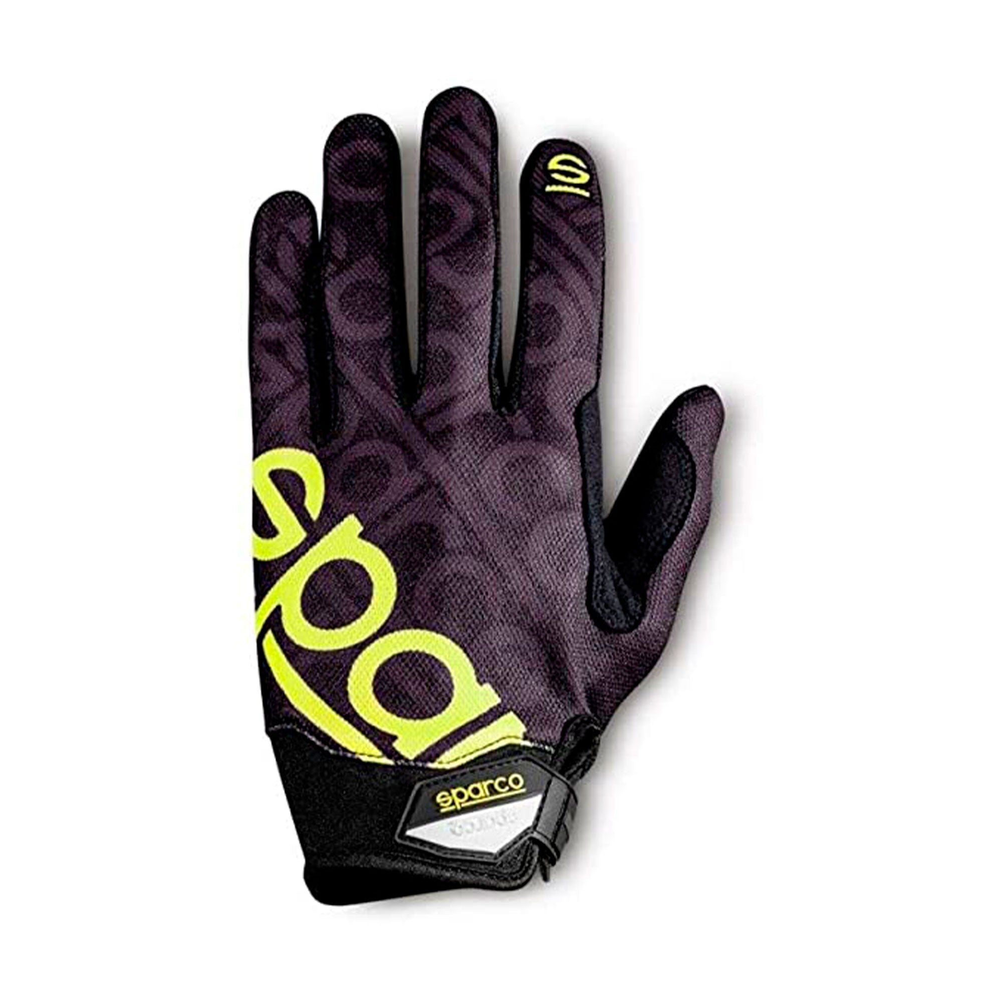 Guantes Sparco Meca 3 Talla M Negro/Amarillo - Sparco original VRM Motorsports imagen 1