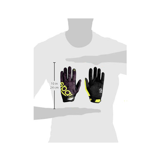 Guantes Sparco Meca 3 Talla S Negro/Amarillo - Sparco original VRM Motorsports imagen 3