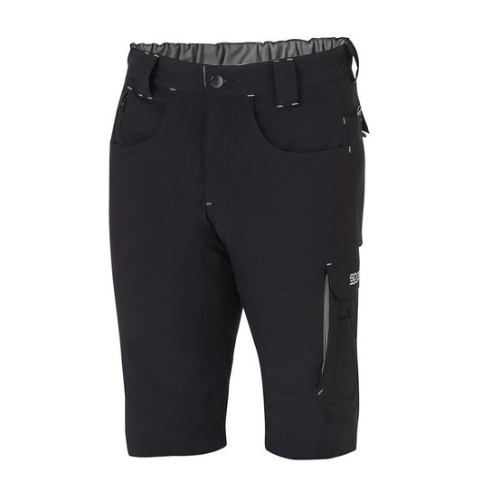 PANTALON SPARCO CORTO LIGHT TECH TALLA L NEGRO/GRIS