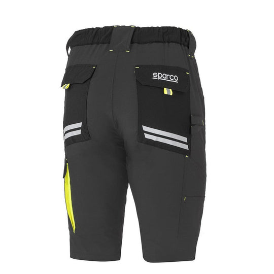 SPARCO PANTALON SPARCO CORTO LIGHT TECH TALLA XXXL AZUL MARINO/NARANJA