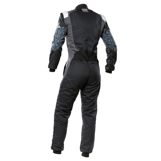 OMP TRAJE DE CARRERAS TECNICA HYBRID FIA 8856-2018 NEGRO/PLATA TALLA 54 - OMP original VRM Motorsports imagen 4