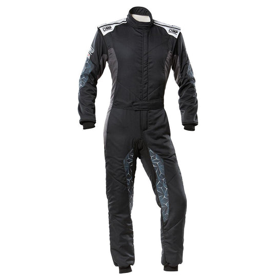 OMP TECNICA HYBRID TRAJE RACING NEGRO/PLATA TALLA 60 - OMP original VRM Motorsports imagen 2