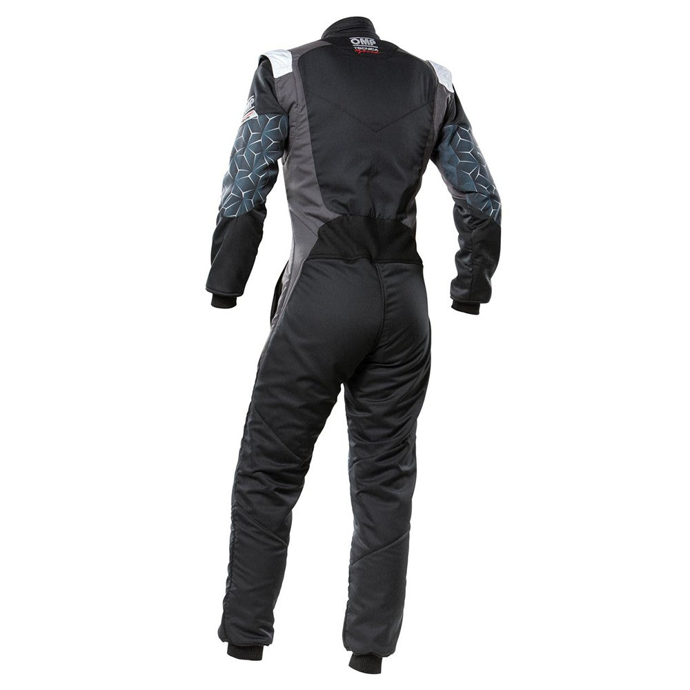 OMP TECNICA HYBRID TRAJE RACING NEGRO/PLATA TALLA 58 - OMP original VRM Motorsports imagen 2