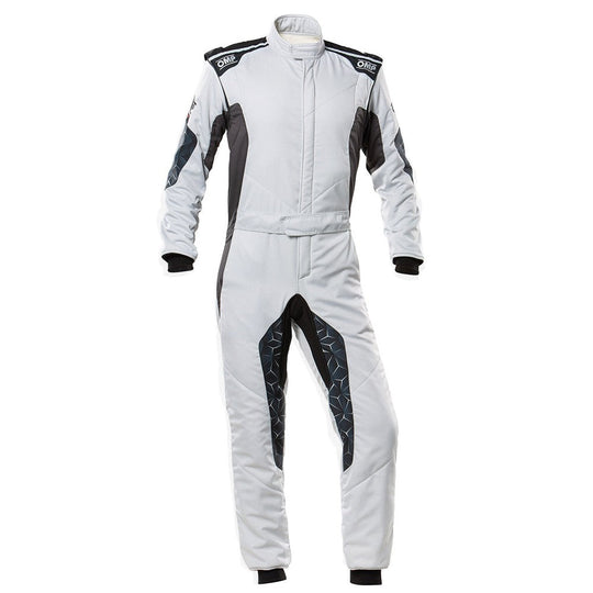 TRAJE DE CARRERAS TECNICA HYBRID FIA 8856-2018 GRIS/NEGRO TALLA 62 OMP RACING | VRM Motorsports
