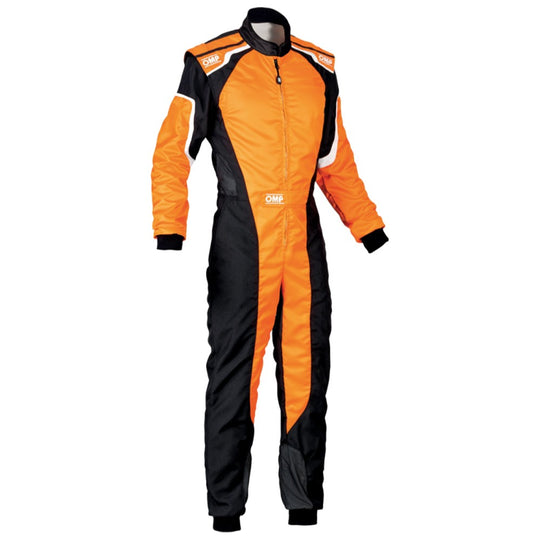 OMP TRAJE DE CARRERAS KS-3 KART NEGRO / NARANJA FLUO TALLA 56 - OMP original VRM Motorsports imagen 1