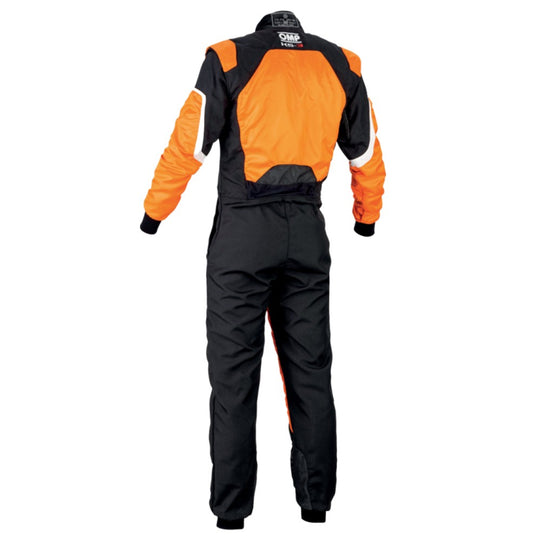 OMP TRAJE DE CARRERAS KS-3 KART NEGRO / NARANJA FLUO TALLA 56 - OMP original VRM Motorsports imagen 2