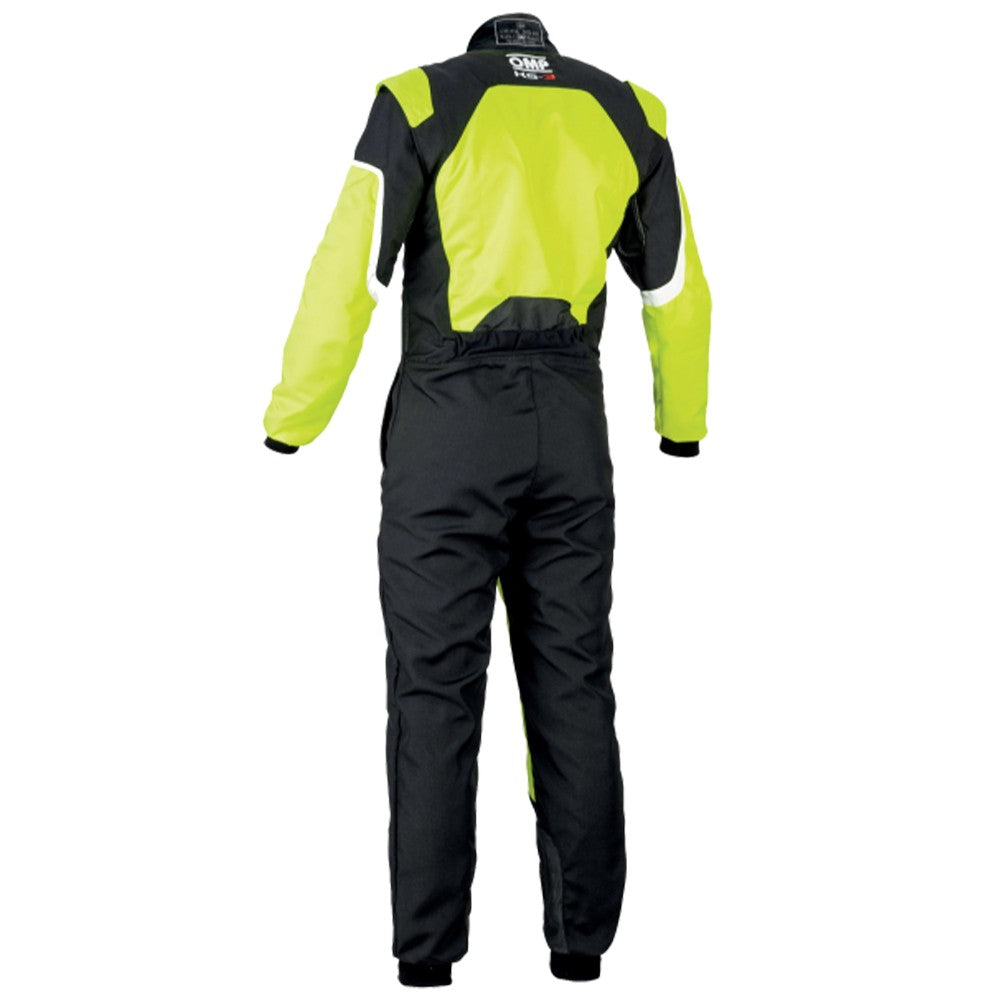 OMP TRAJE DE CARRERAS KS-3 KART NEGRO / AMARILLO FLUO TALLA 56 - OMP original VRM Motorsports imagen 1