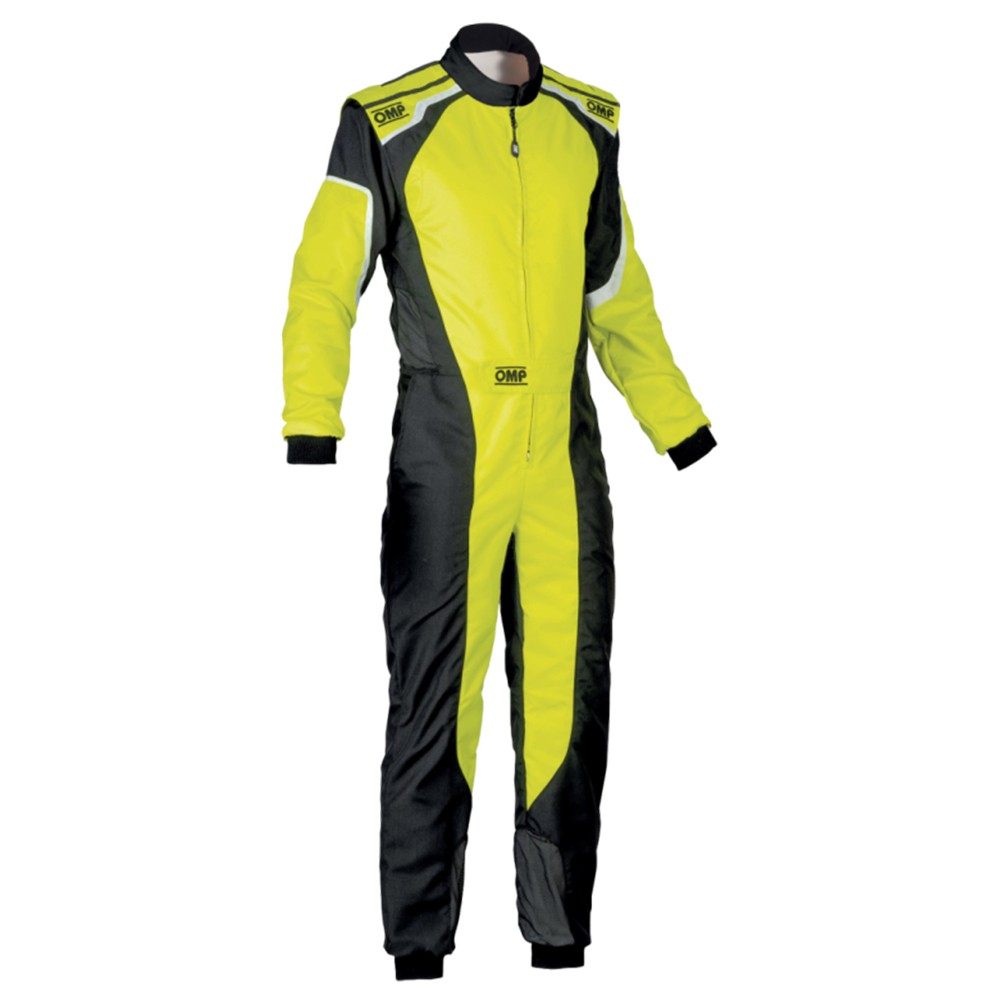 OMP TRAJE DE CARRERAS KS-3 KART NEGRO / AMARILLO FLUO TALLA 56 - OMP original VRM Motorsports imagen 2