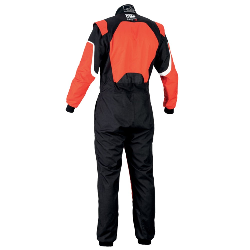 OMP TRAJE DE CARRERAS KS-3 KART NEGRO/ROJO TALLA 54 - OMP original VRM Motorsports imagen 2