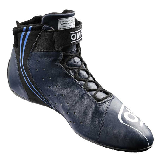 ZAPATILLAS OMP ONE EVO X MY2024 FIA 8856-2018 AZUL MARINO / CIAN TALLA 46 - OMP original VRM Motorsports imagen 4