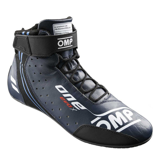 ZAPATILLAS OMP ONE EVO X MY2024 FIA 8856-2018 AZUL MARINO / CIAN TALLA 36 - OMP original VRM Motorsports imagen 2