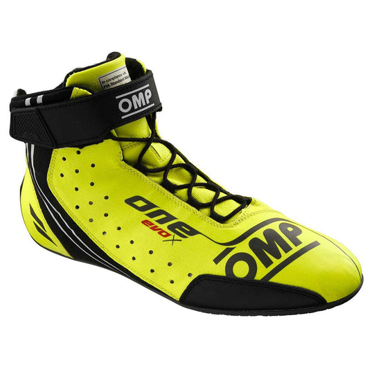 ZAPATILLAS OMP ONE EVO X MY2024 FIA 8856-2018 AMARILLO FLUO TALLA 47 - OMP original VRM Motorsports imagen 1