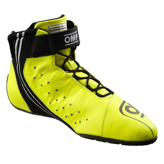 ZAPATILLAS OMP ONE EVO X MY2024 FIA 8856-2018 AMARILLO FLUO TALLA 43 - OMP original VRM Motorsports imagen 2